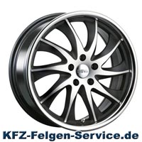 DBV S-Milano Felgen in schwarz!